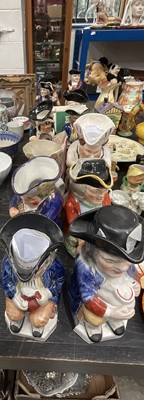 Lot 134 - Collection of Toby Jugs to include 19th century examples and later