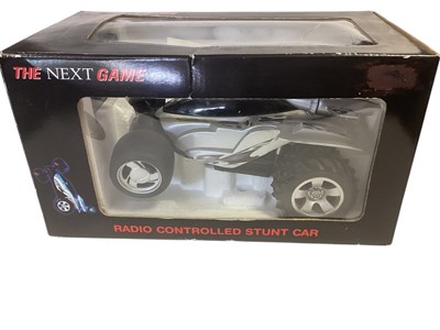 Lot 1948 - BBC radio controlled large scale Dalek Thay, boxed and The Next Game radio controlled Stunt Car, plus Wallis & Gromit items and Harry Potter figure