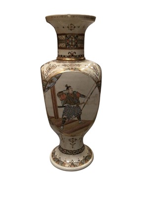 Lot 715 - Japanese satsuma vase