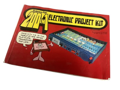 Lot 1952 - Science Fair 200 in One electronic project lab, boxed No. 28-249 and Meccano Standard Range construction set No.3, boxed (2)