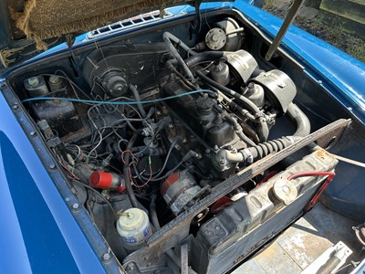Lot 2150 - 1972 MGB GT, 1798cc, finished in blue with a Webasto roof, reg. no. GKX 25K.