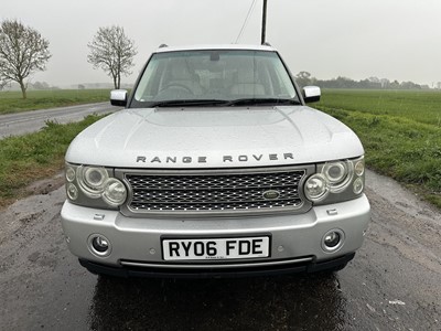 Lot 2151 - 2006 Range Rover L322 4.2 Supercharged V8 petrol, reg. no. RY06 FDE