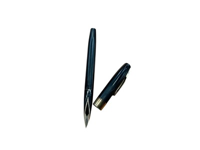 Lot 2434 - Scheaffer fountain pen with 14k gold nib in case together with a Cross ballpoint pen (2)