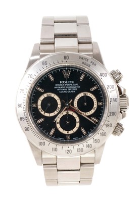 Lot 778 - Rolex Daytona Cosmograph stainless steel wristwatch