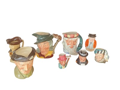 Lot 1108 - Group of character jugs and Toby jugs