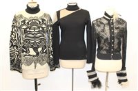 Lot 3058 - Selection of designer knitwear tops -...