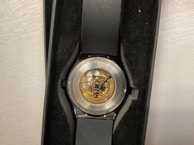 Lot 304 - Group of wristwatches to include a Gervil Scuderia chronograph, as new in box, Tommy Hilfiger stainless steel wristwatch, automatic Lord timepieces