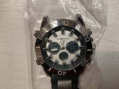 Lot 304 - Group of wristwatches to include a Gervil Scuderia chronograph, as new in box, Tommy Hilfiger stainless steel wristwatch, automatic Lord timepieces