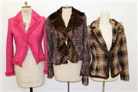 Lot 3062 - Selection of bouclé and tweed jackets -...