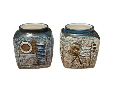 Lot 977 - Two Troika vases