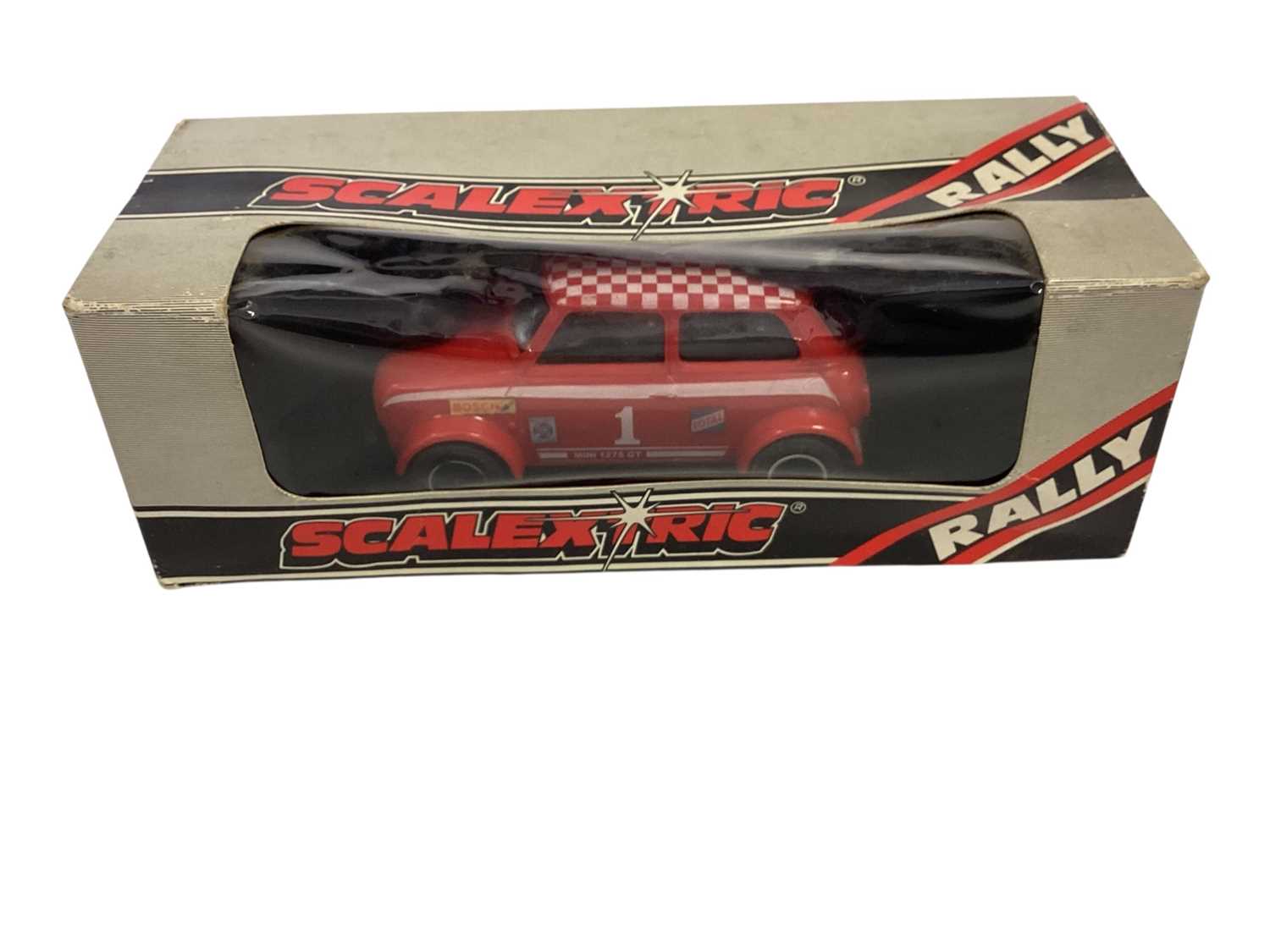 Lot 1957 - Scalextric Rally Cars Triumph TR7 No.C113, Triumph TR7 No.C114 & Mini 1275 GT No.C122, all in window boxes (3)