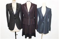 Lot 3068 - Black jackets by Krizia, Emporio Armani,...