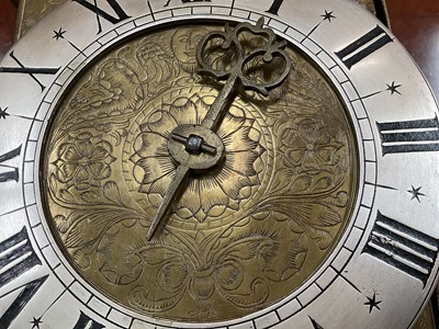 Lot 592 - Rare late 17th century lantern clock by Richard Griffin, dated 1696....