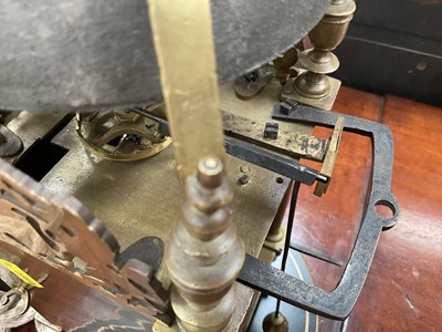 Lot 592 - Rare late 17th century lantern clock by Richard Griffin, dated 1696....