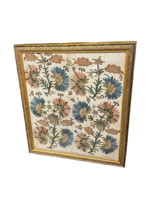 Lot 867 - Turkish framed textile fragment