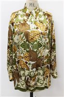 Lot 3074 - Gentlemen's Zilli silk shirt in heraldic...