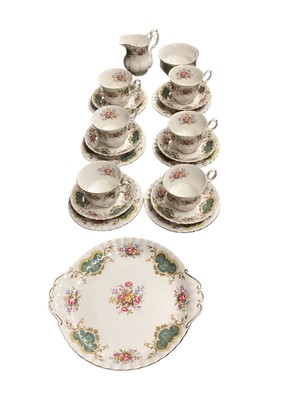 Lot 997 - Royal Albert Berkeley pattern teaset - 21 pieces together with assorted china including a Royal Doulton jug