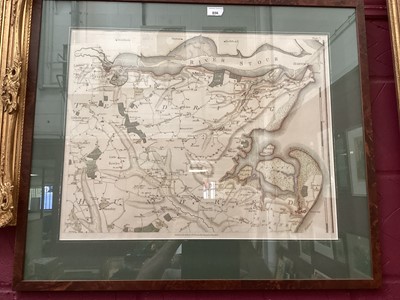 Lot 856 - Chapman and Andre 18th century engraved map of Tendring.