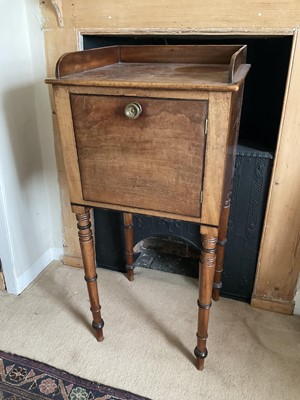 Lot 1255 - 19th century mahogany pot cupboard
