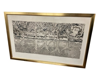 Lot 869 - Two early Glynn Thomas (b. 1946) etchings