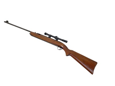 Lot 699 - BSA Airsporter .22 calibre underlever action air rifle with Kassnar 4x20 scope.