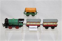 Lot 2835 - Railway - Hornby 0 gauge M1 passenger and...