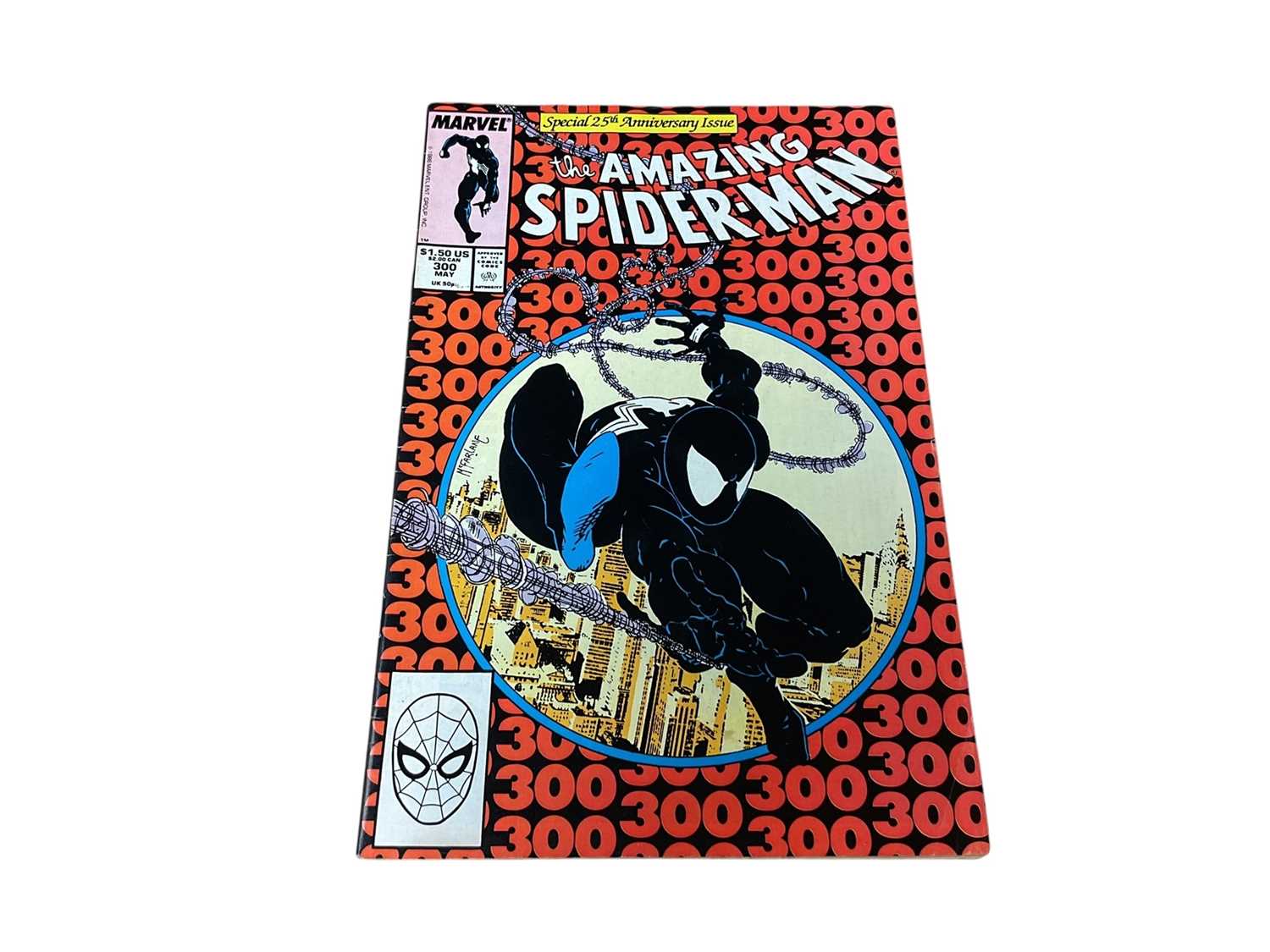 Lot 2834 - Marvel Comics The Amazing Spider-Man #300 (1988) (American Price Variant) Origin and first full appearance of Venom + Spider-Man wears the black alien symbiote costume for the last time + The Th...