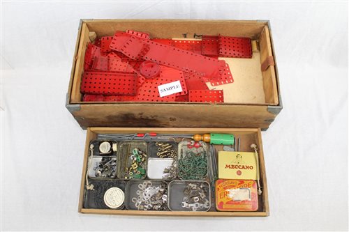 Lot 2839 - Meccano Set 10+ selection - housed in three...