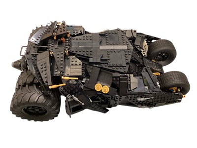 Lot 1992 - Lego Ghostbusters ECTO-1, Batmobile and Back to the Future DeLoren, all constructed (3)