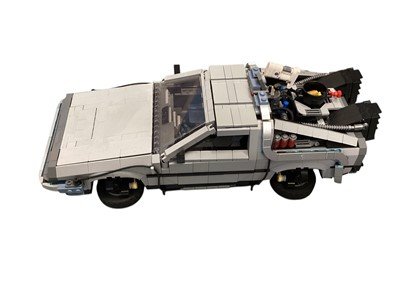 Lot 1992 - Lego Ghostbusters ECTO-1, Batmobile and Back to the Future DeLoren, all constructed (3)