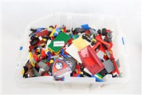 Lot 2841 - Large quantity of loose Lego in three crates...