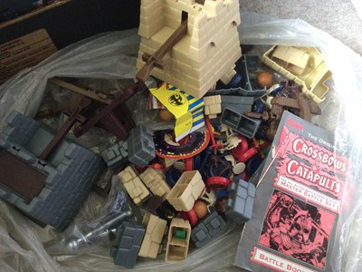 Lot 1996 - Original boxed Crash Dummies vehicles and figures including Junkyard Centre, Race Cart and Dirt Digger Bob Crash. Boxed Playmobil Coast 3599, Racing car 3147 and Windsufer 3584 with figures. Pl...