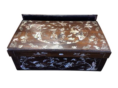 Lot 261 - Chinese mother of pearl inlaid box