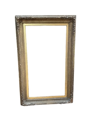 Lot 1310 - Large 19th century gilt gesso picture frame to take a work measuring 143cm x 77cm