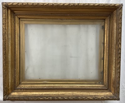 Lot 1312 - Victorian gilt gesso frame to take a picture measuring 38.5cm x 51.5cm