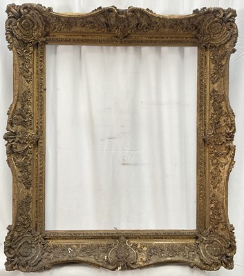 Lot 1311 - 19th century gilt gesso frame to take a picture measuring 54cm x 44.5cm