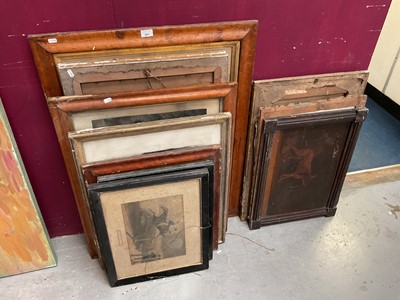 Lot 991 - Group of 19th century sporting engravings and prints including racing at Goodwood