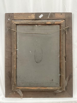 Lot 81 - Frederick Marriott (1860-1941) oil on board - seated figure by lamp light entitled 'Evening' to original label verso, 33 x 23, in gilt wood frame, together with a watercolour of a Dutch harbour...