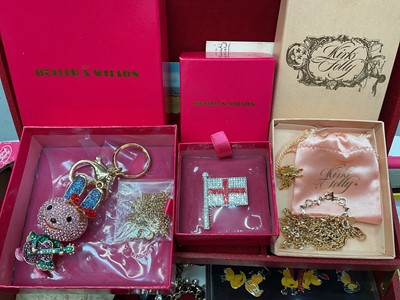 Lot 101 - Quanity of costume jewellery including a Butler & Wilson, Kirks Folly, Disney etc