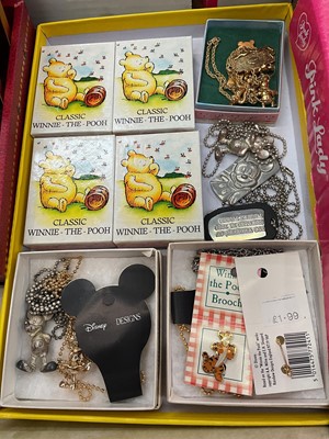 Lot 101 - Quanity of costume jewellery including a Butler & Wilson, Kirks Folly, Disney etc