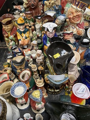 Lot 141 - Collection of Toby Jugs to include 19th century and predominantly 20th century examples by Doulton and others