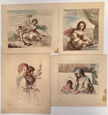 Lot 114 - Francesco Bartolozzi (1728-1815) four engravings after Guercino, unframed