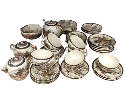 Lot 1036 - Japanese tea set, large quantity