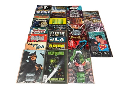 Lot 2863 - Small quantity of DC graphic novels to include Batman, JLA, Jonah Hex, Worlds Finest and others. Approximately 28.