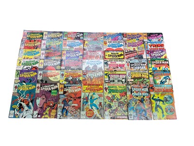 Lot 2843 - Marvel Comics the Amazing Spider-Man. Mixed group of mostly 1980's and 1990's. Also to include quantity's of Web of Spider-Man, the Spectacular Spider-Man, marvel tales starring Spider-Man and o...