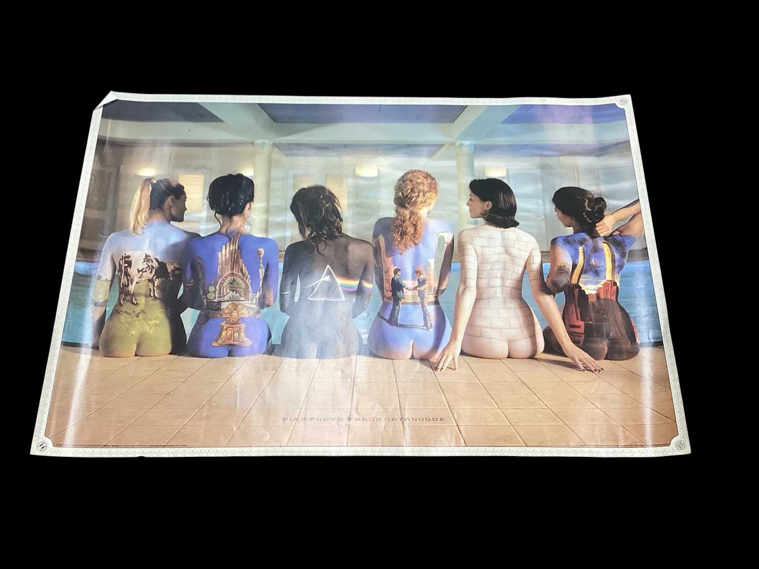 Lot 2315 - Selection of music posters, including Clash (framed), Pink Floyd, Julian Cope, Rita Ora, Sex Pistols, Led Zeppelin, Kate Bush, Ray Davies, Beastie Boys, Pixies, Manic Street Preachers (approx 30...