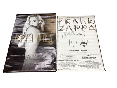 Lot 2315 - Selection of music posters, including Clash (framed), Pink Floyd, Julian Cope, Rita Ora, Sex Pistols, Led Zeppelin, Kate Bush, Ray Davies, Beastie Boys, Pixies, Manic Street Preachers (approx 30...
