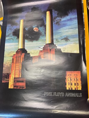 Lot 2315 - Selection of music posters, including Clash (framed), Pink Floyd, Julian Cope, Rita Ora, Sex Pistols, Led Zeppelin, Kate Bush, Ray Davies, Beastie Boys, Pixies, Manic Street Preachers (approx 30...