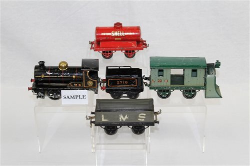 Lot 2833 - Railway - Hornby 0 gauge selection of...