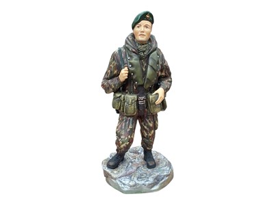 Lot 1047 - Ashmor limited edition figure - A Royal Marine Representing 40, 42 and 45 Commando R.M, boxed